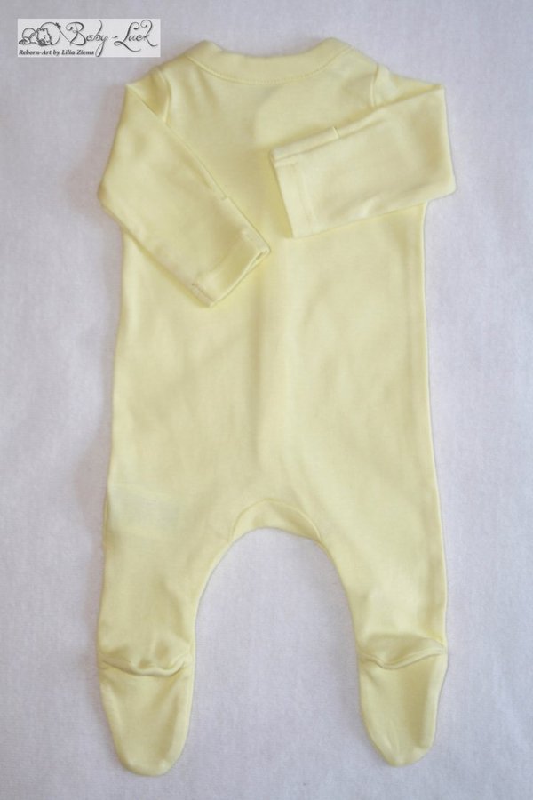 Babystrampler gelb "Elefant" Frühchen* 2,3 kg/ 5 lbs