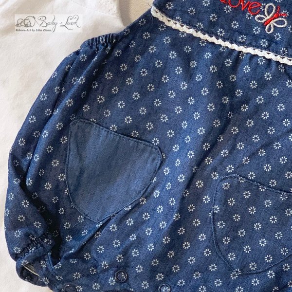 2- tlg Sommerset* Latzhose & Shirt* blau- weiß- rot* Gr. 1 Monat
